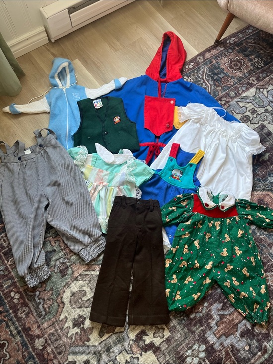 Other - Vintage Lot Bundle of Mixed Baby & Toddler Clothing Bundle - Multi-Color/sizes
